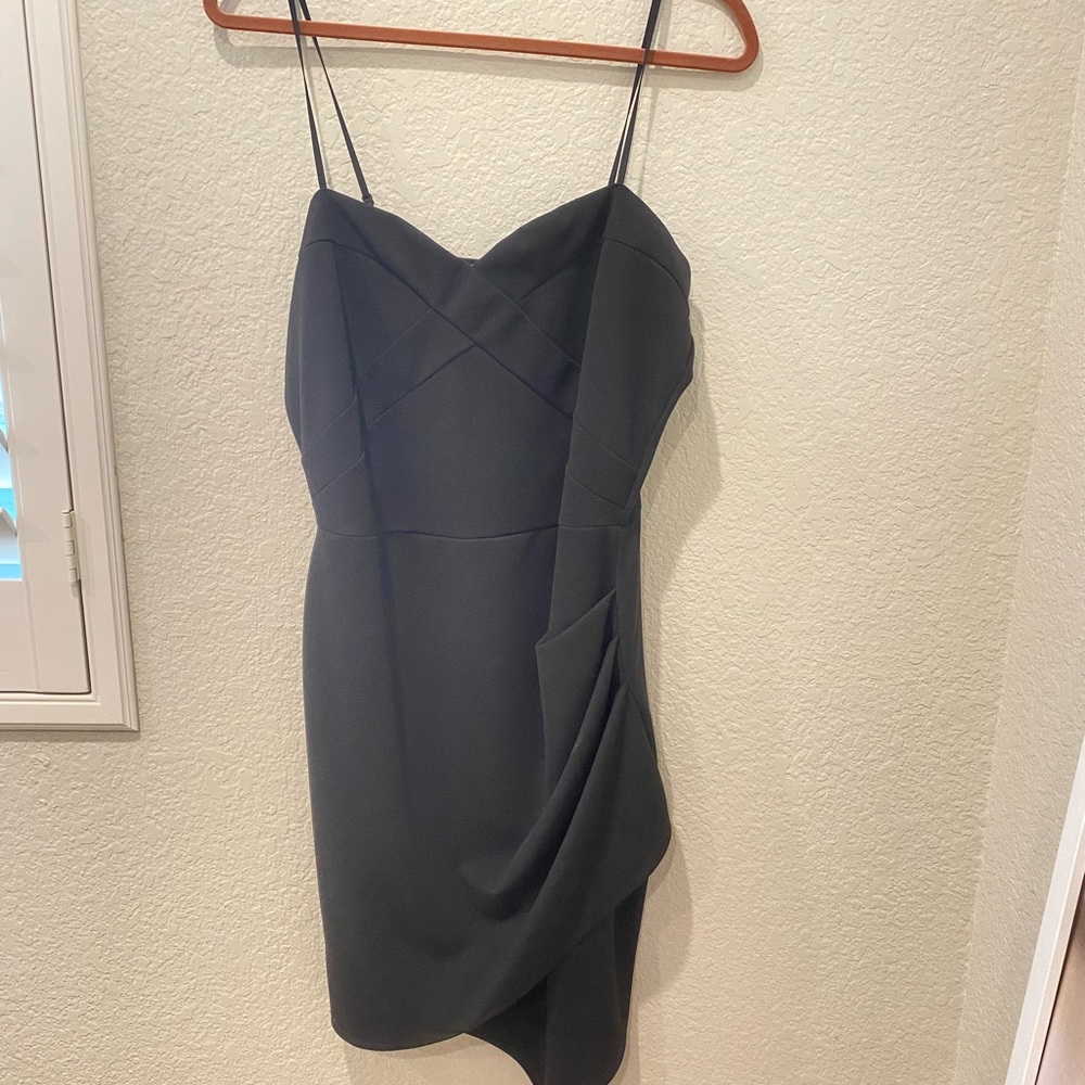 Black Strappy MIDI Dress